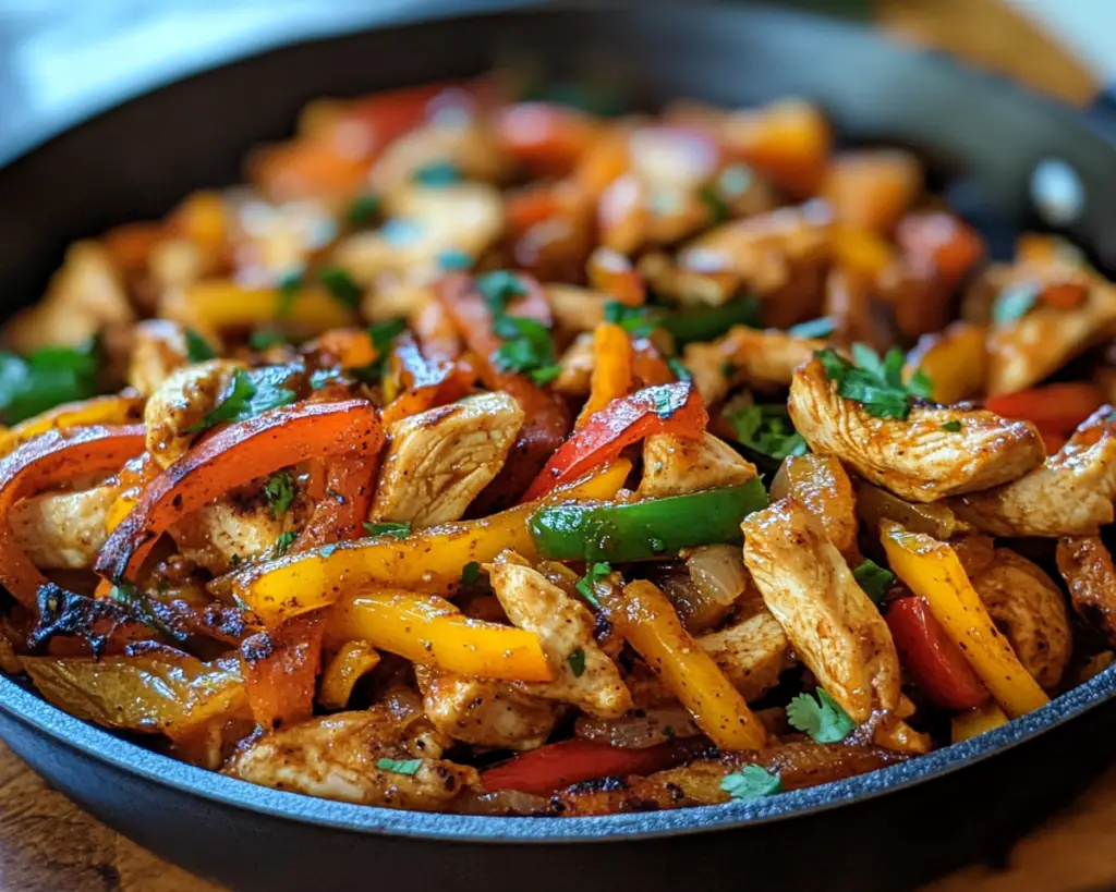 Quick Chicken Fajita Skillet