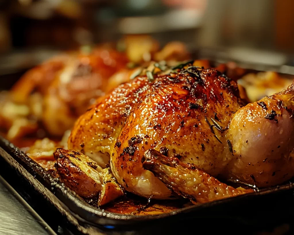 Spring Dinner Party Balsamic Roasted Chicken