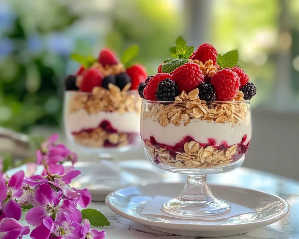 Mother’s Day Berry Yogurt Parfaits