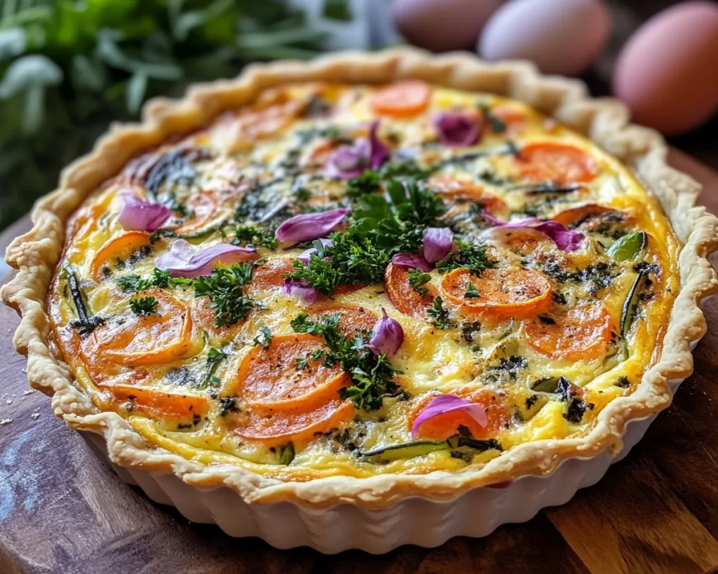 Easter Spring Vegetable Quiche