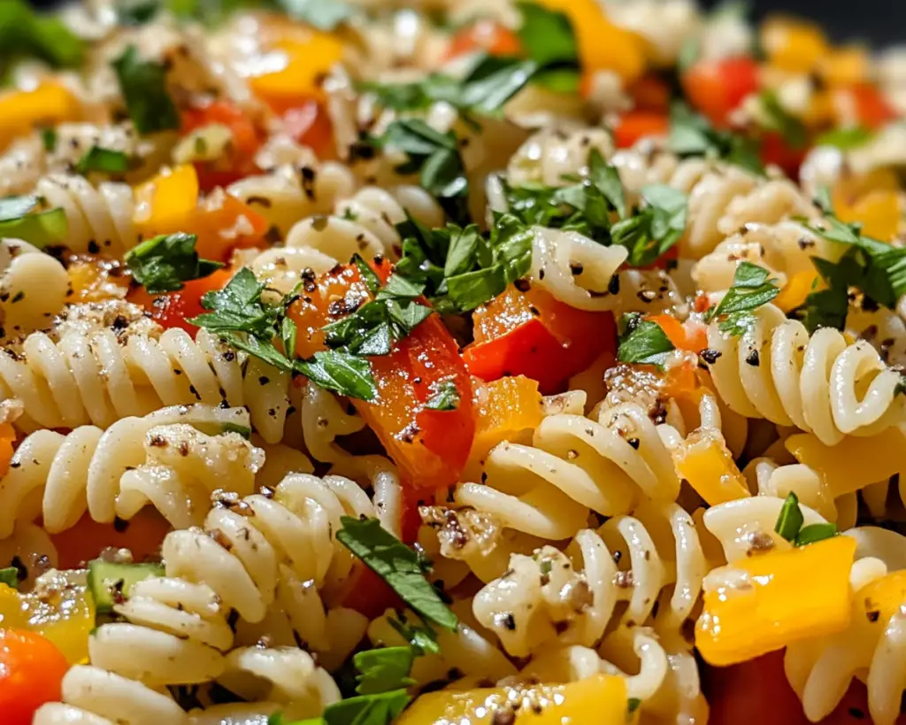 Pasta Salad with Roasted Peppers