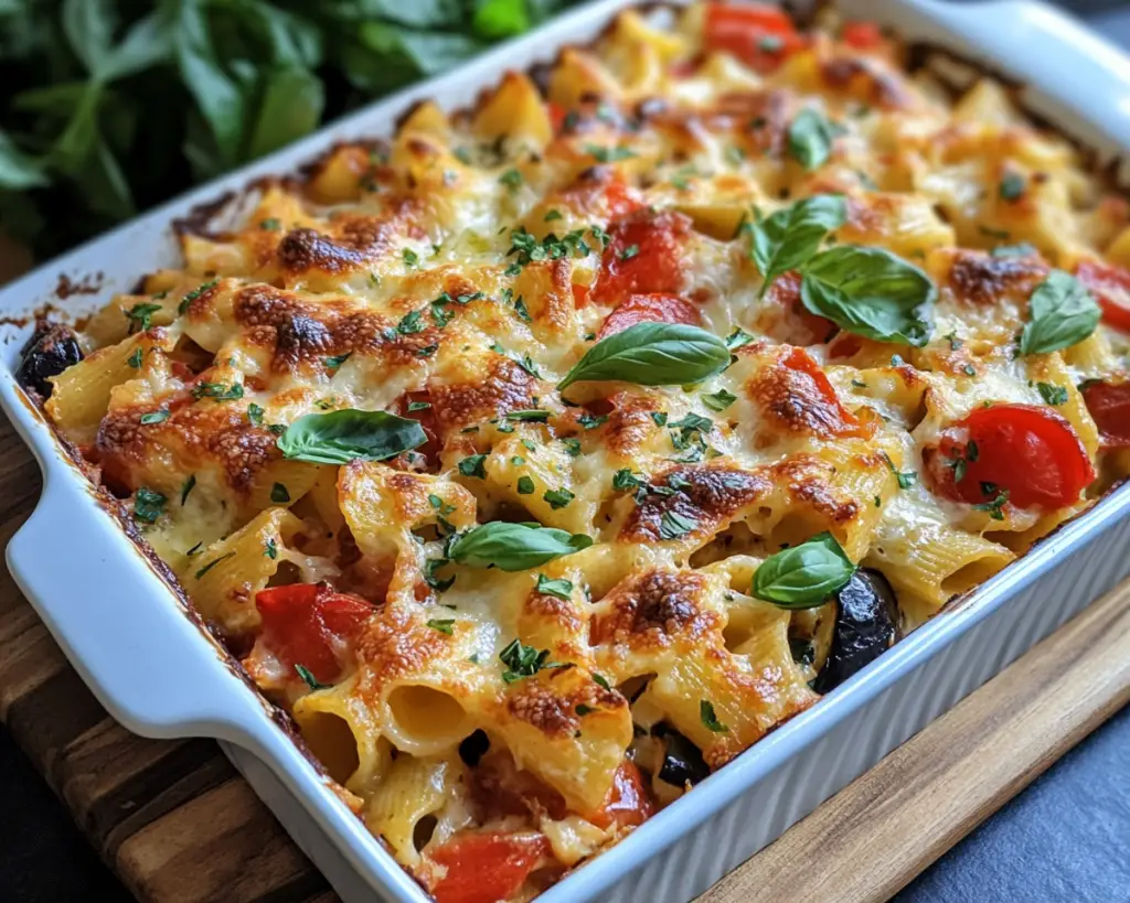 Mediterranean Vegetable Pasta Bake
