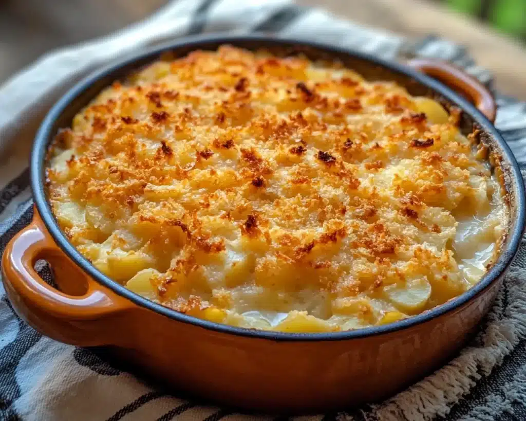 Funeral Potatoes with Hashbrowns (Ultimate Comfort Bake)