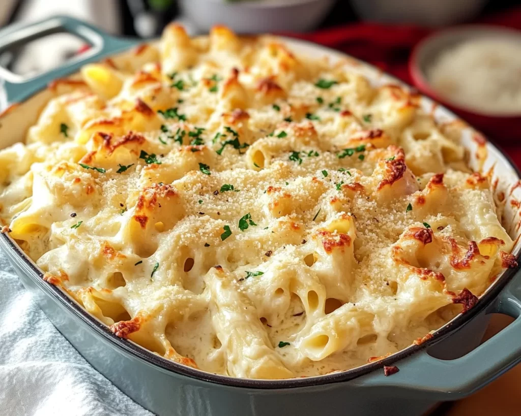 The Most Addictive Alfredo Casserole You'Ll Make!
