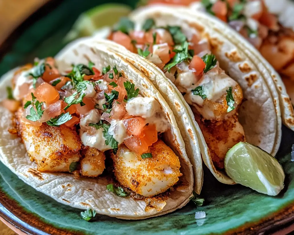Cajun Fish Tacos 🌮🔥 (Spicy & Flavorful)