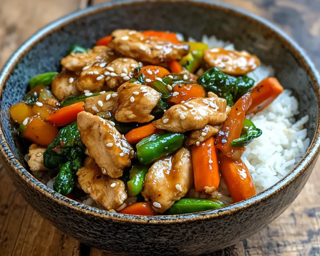 Healthy Chicken Stir Fry with Vegetables