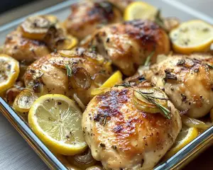 How Can You Make Savory Lemon Shallot Chicken Quickly