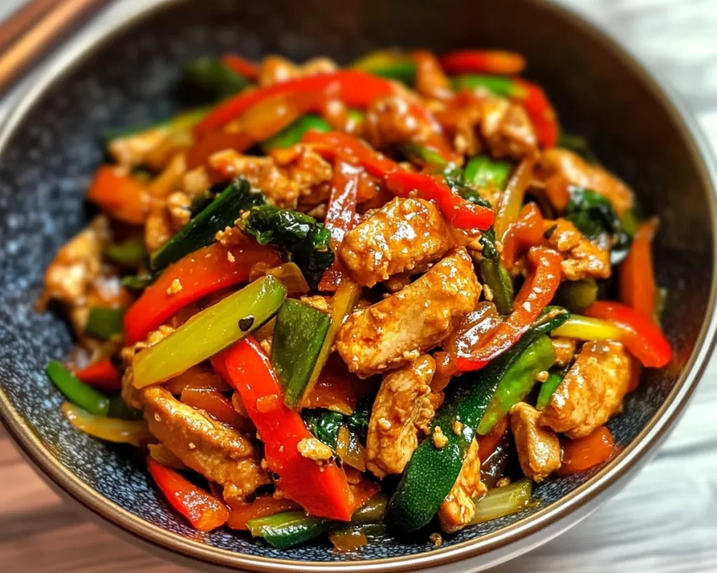 This Spicy Turkey Veggie Stir Fry Is Life-Changing!