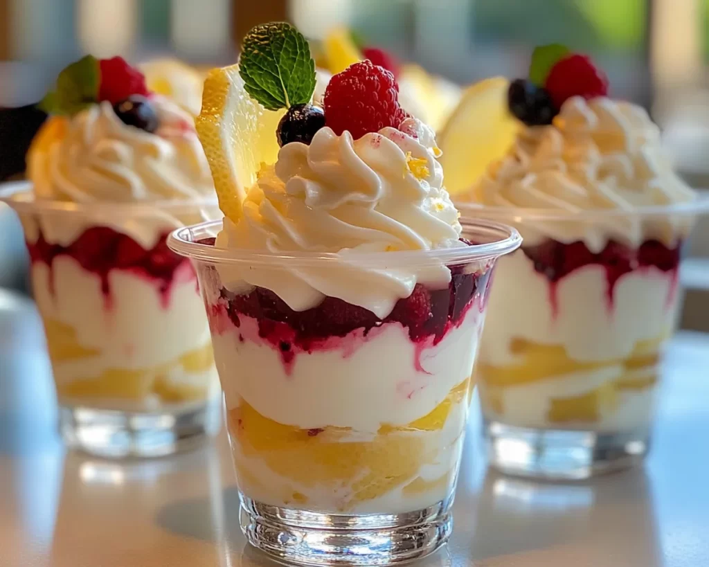 Spring Desserts: Lemon Berry Parfait Cups
