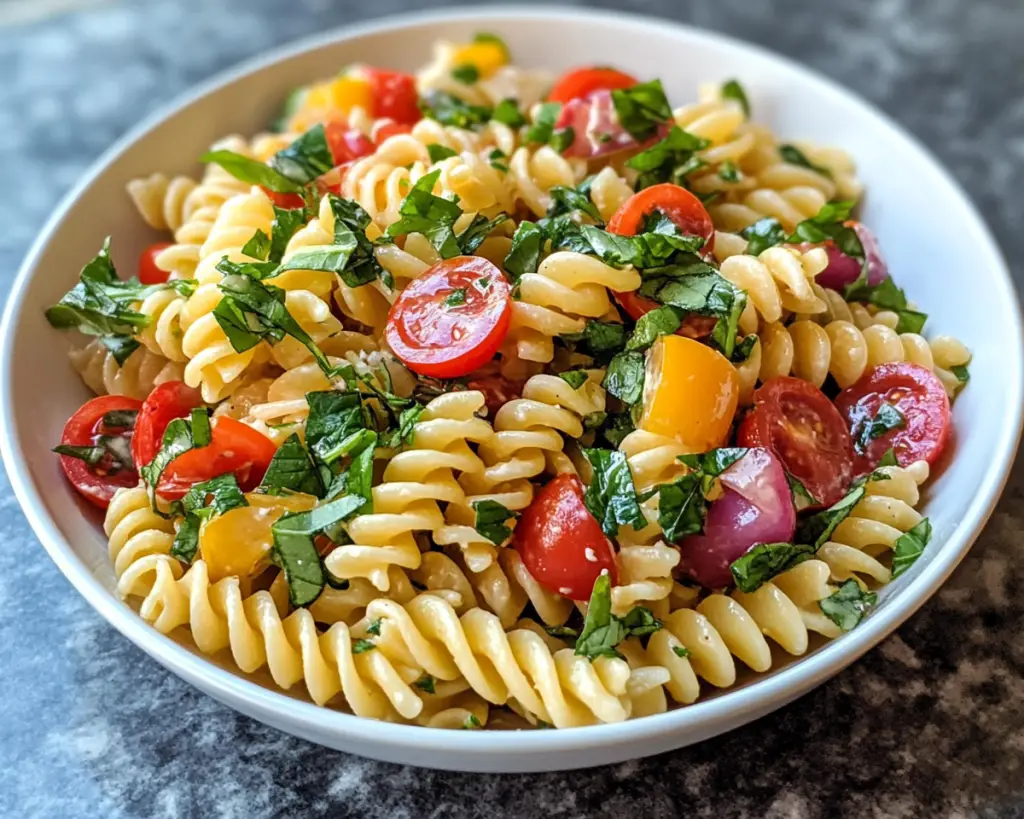 Pasta Salad with Lemon Yogurt Dressing