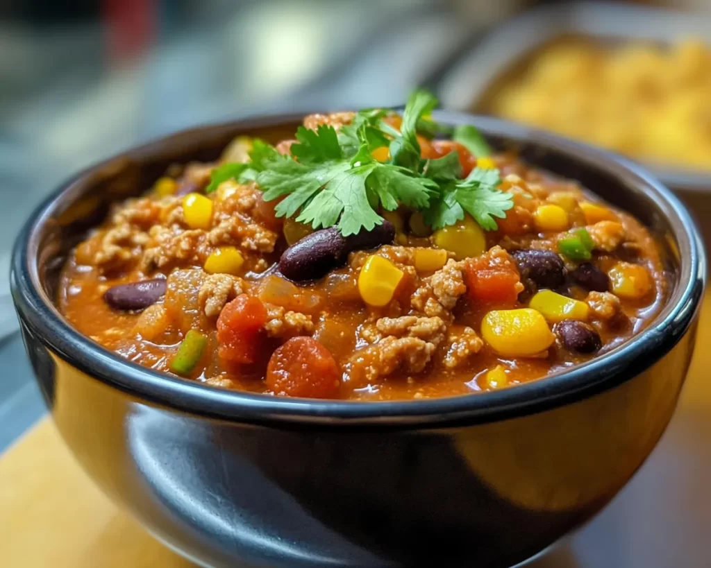 Easy Dinner Recipes for Family Comfort Foods: One Pot Turkey Chili
