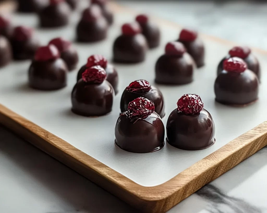 Decadent Cherry Chocolate Bonbons Recipe