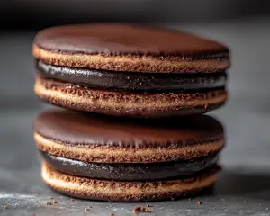 🍪 Black Cocoa Sandwich Cookies (Bakery-Style Treat!)