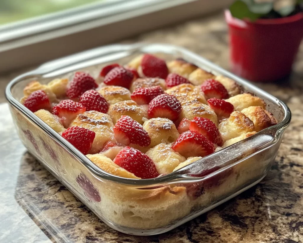Mother’s Day Strawberry French Toast Bake