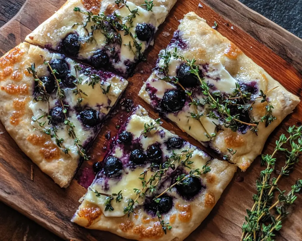 What Makes This Blueberry Brie Thyme Flatbread So Good?