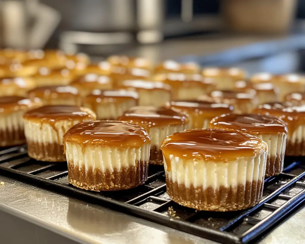 Mini Caramel Cheesecakes