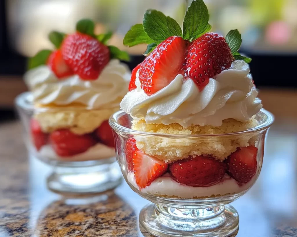 Spring Desserts: Strawberry Shortcake Cups