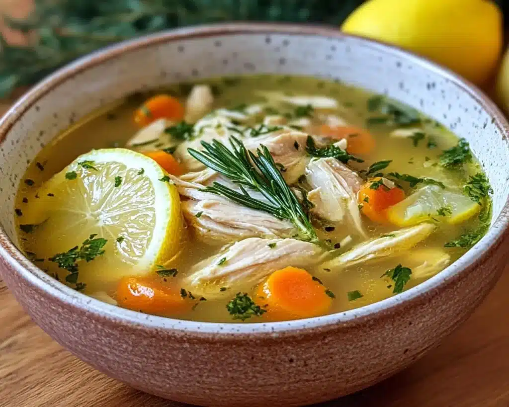 Spring Soup: Chicken Lemon Soup (Fresh)