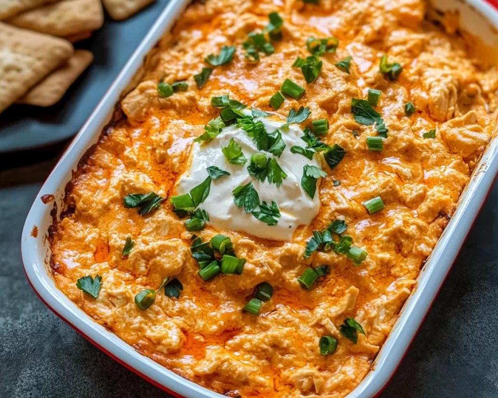 Easy Dairy Free Buffalo Chicken Dip