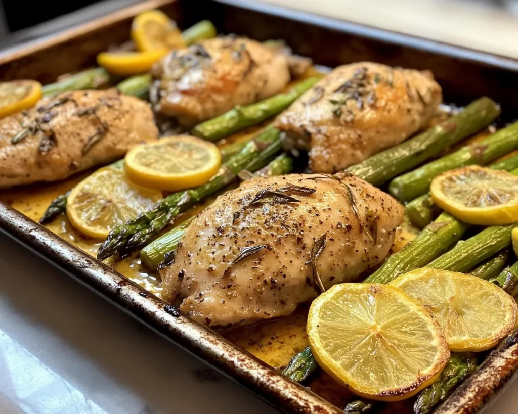 Spring Dinner Ideas: Sheet Pan Chicken + Asparagus