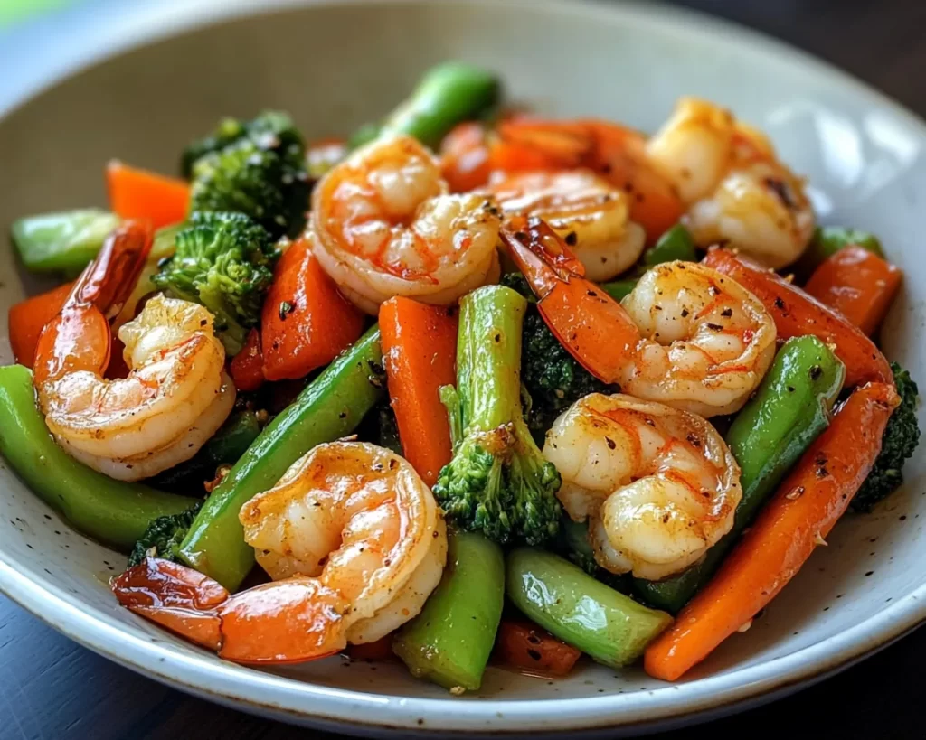 Spring Dinners: Shrimp and Veggie Stir Fry (15 Minutes)