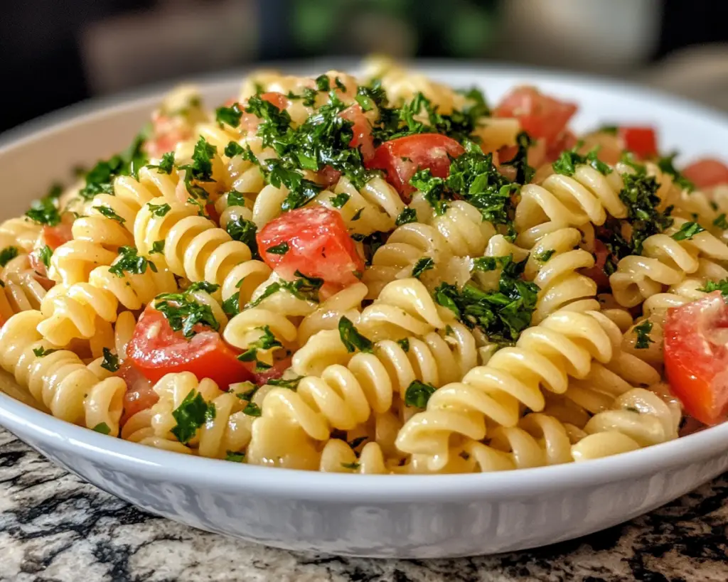 Pasta Salad with Olive Oil and Garlic