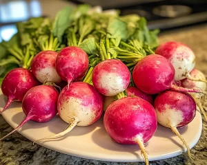 Spring Dinner Party Roasted Radishes