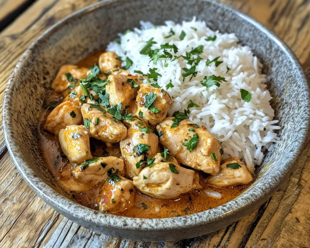 Garlic Butter Chicken with Rice