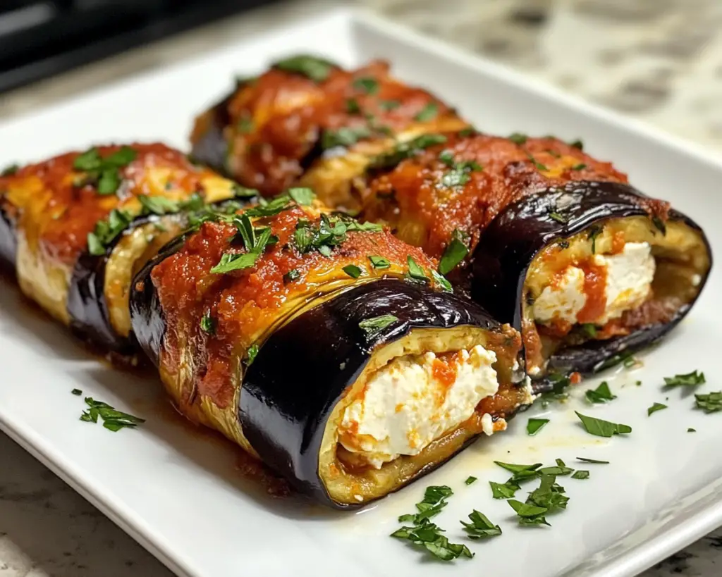 How Can Ricotta Eggplant Roll-Ups Taste This Good
