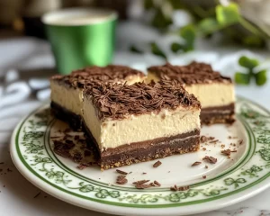 St Patrick’s Day Irish Cream Cheesecake Bars