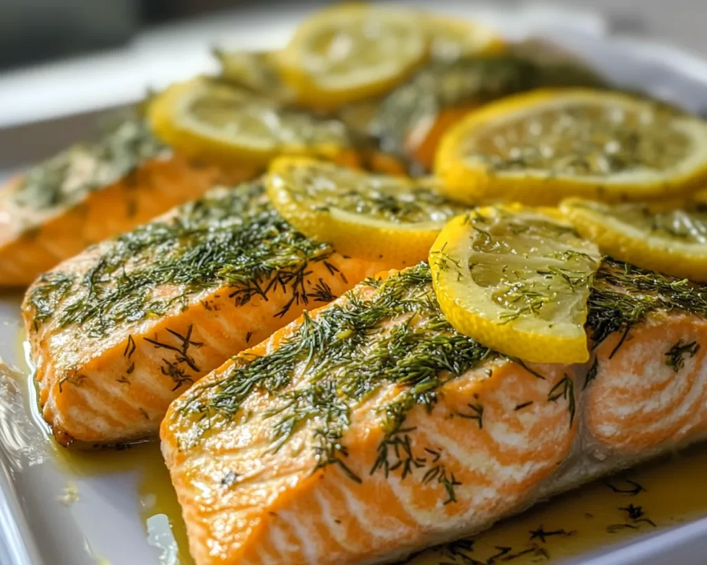 Spring Dinner Party Lemon Dill Salmon