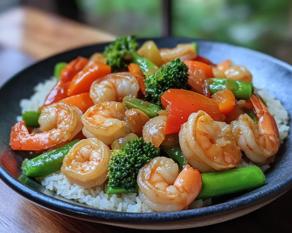Healthy Easy Shrimp Stir Fry (Quick Weeknight Dinner)