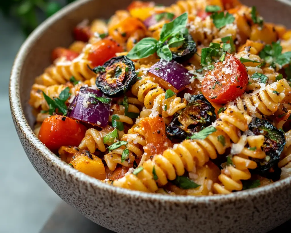 Pasta Salad with Roasted Vegetables