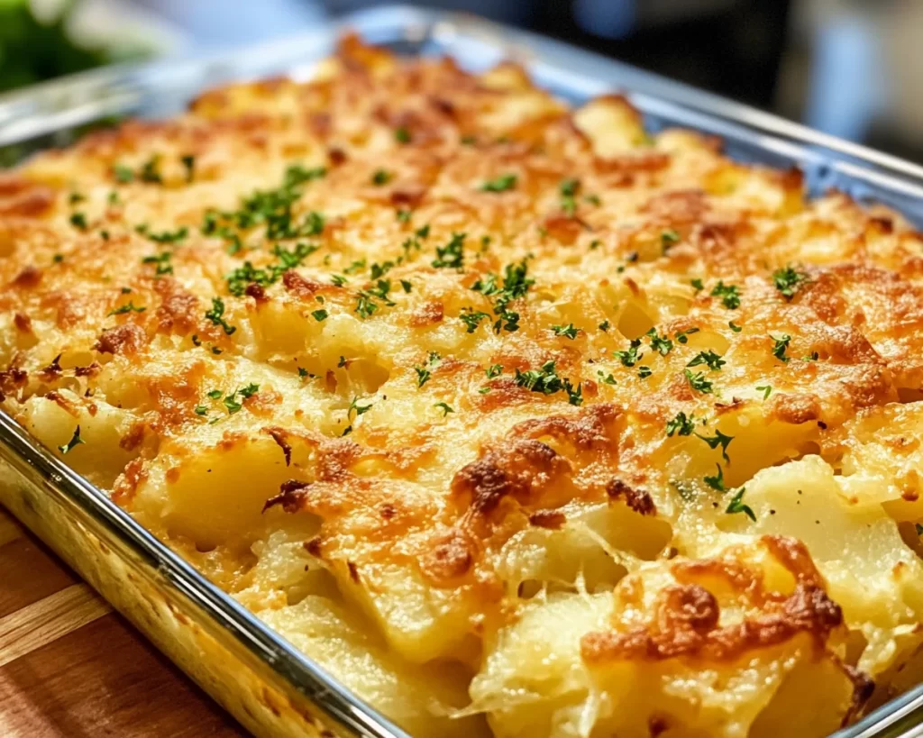 Funeral Potatoes with Hashbrowns (Family Favorite)