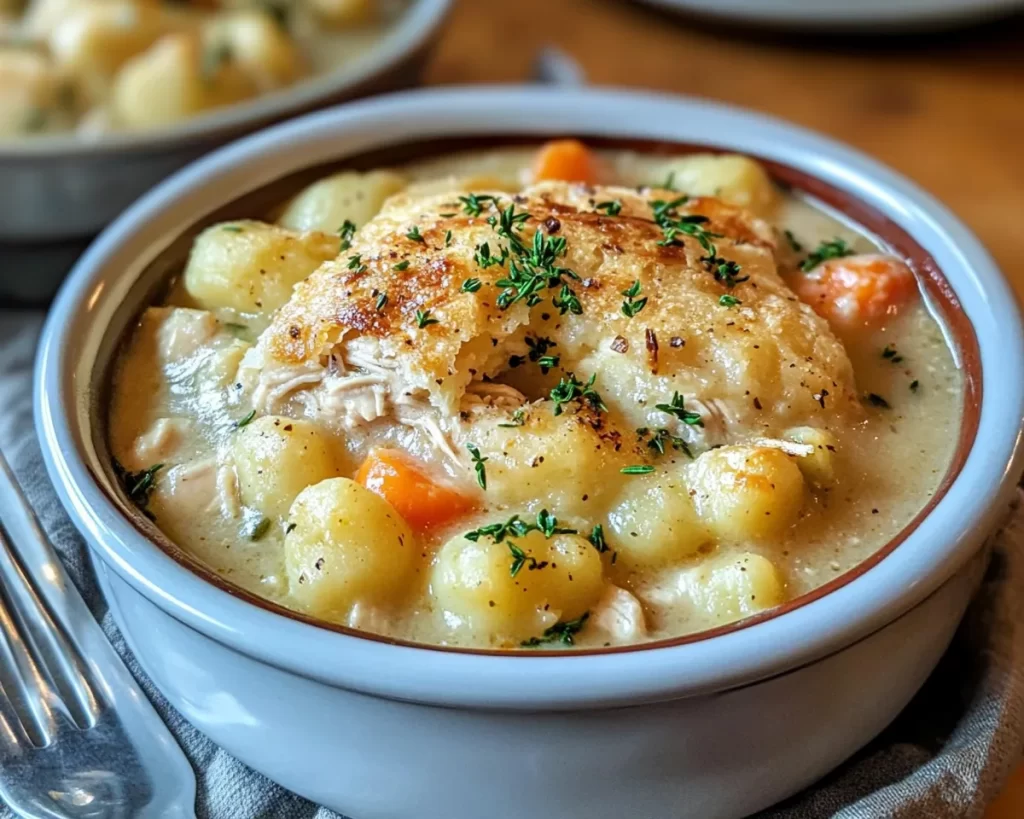 Cozy Gnocchi Chicken Pot Pie Recipe