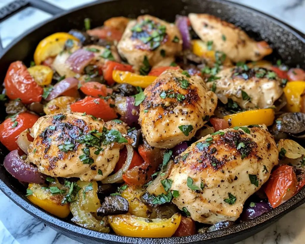 Mediterranean Chicken Skillet Dinner
