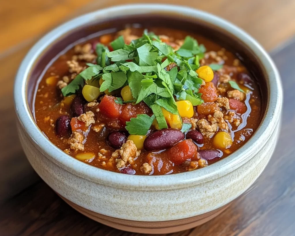 Spring Dinner Ideas: One Pot Turkey Chili