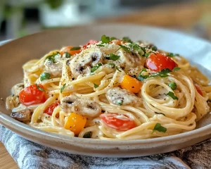 Mother’s Day Creamy Pasta Primavera