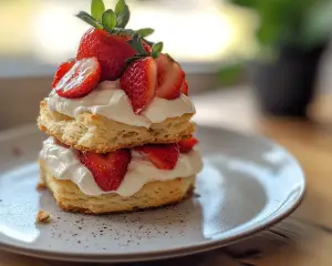 Classic Strawberry Shortcake with Biscuits