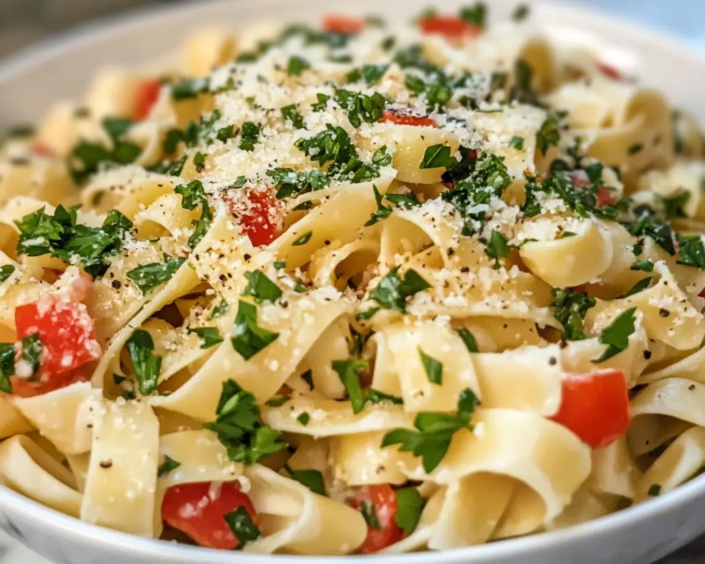 Pasta Salad with Parsley and Lemon