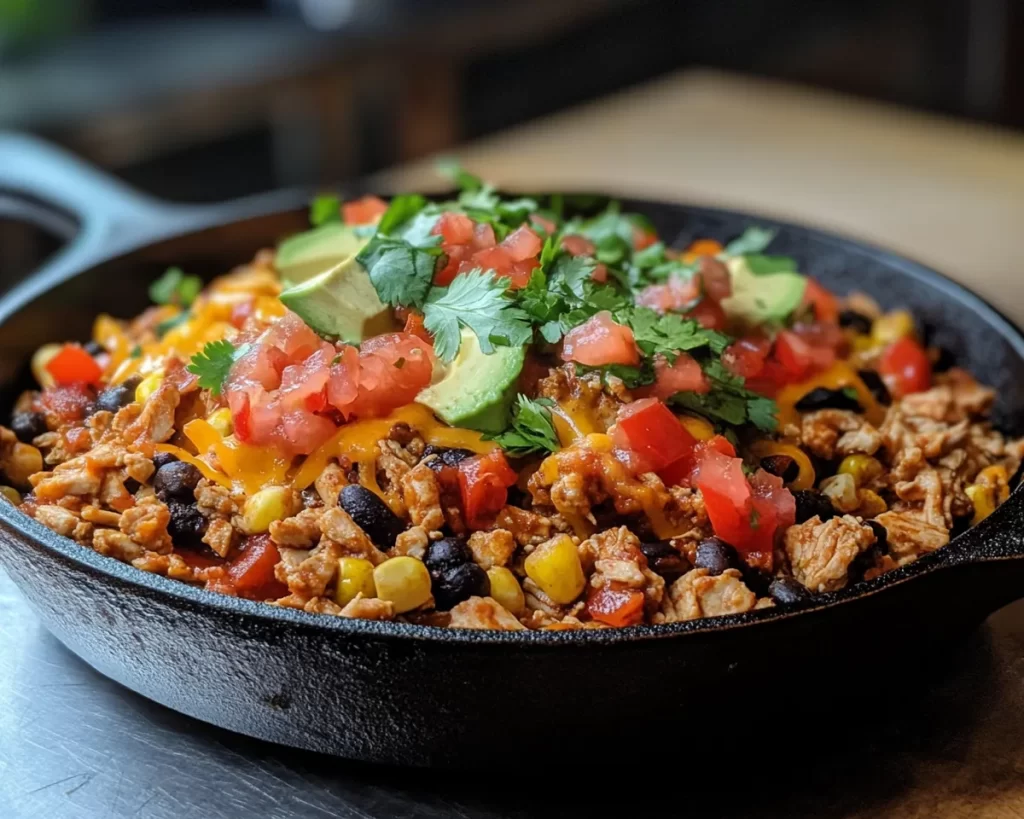 Healthy Easy Turkey Taco Skillet