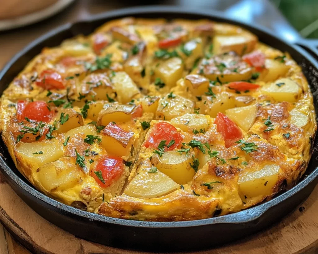 Frittata Recipe with Potatoes (Comfort + Healthy)