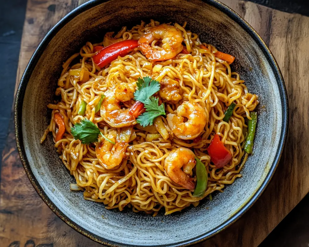 Singapore Noodles (Flavorful Curry Stir-Fry Noodles)