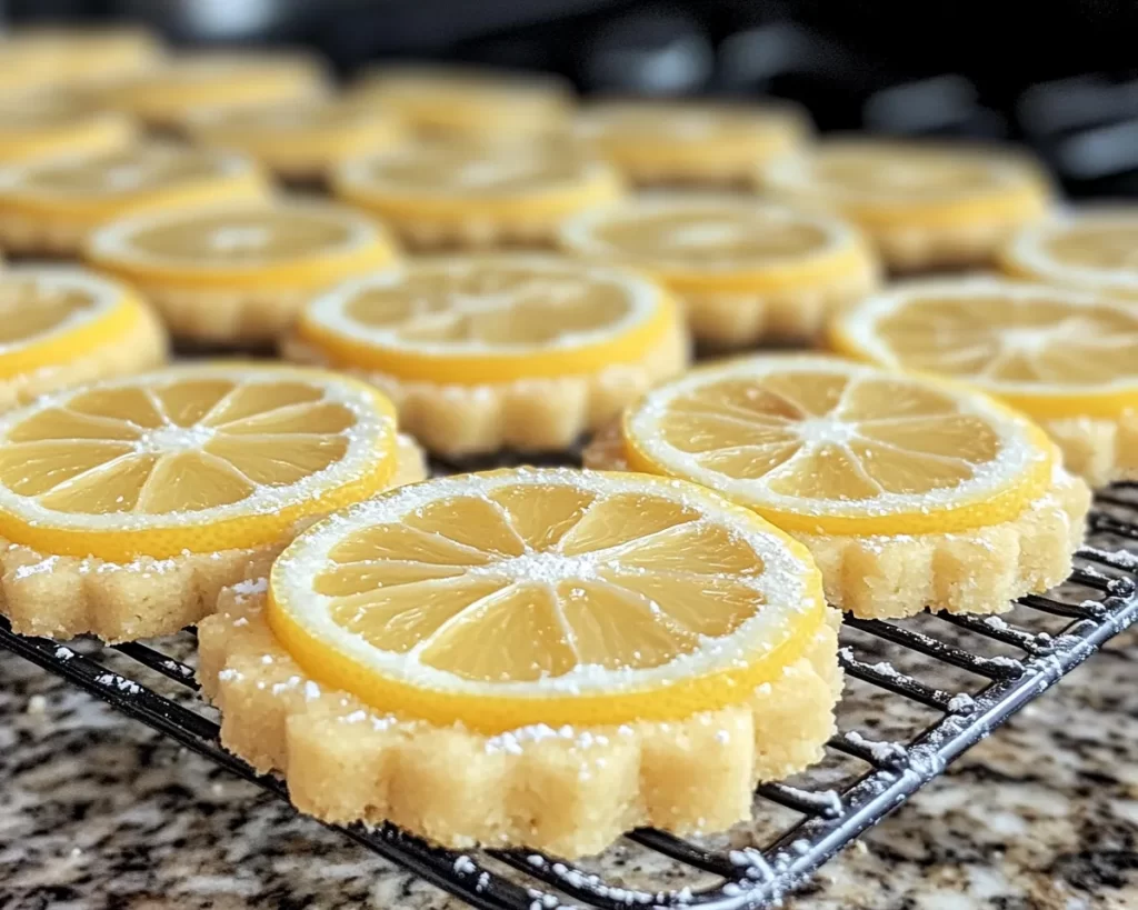 Mother’s Day Lemon Shortbread Cookies