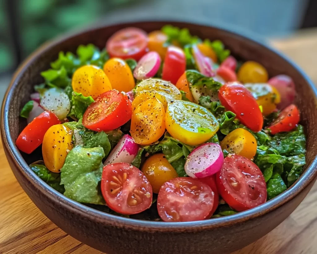 Summer Side Dishes: Simple Spring Salad (Summer Version)