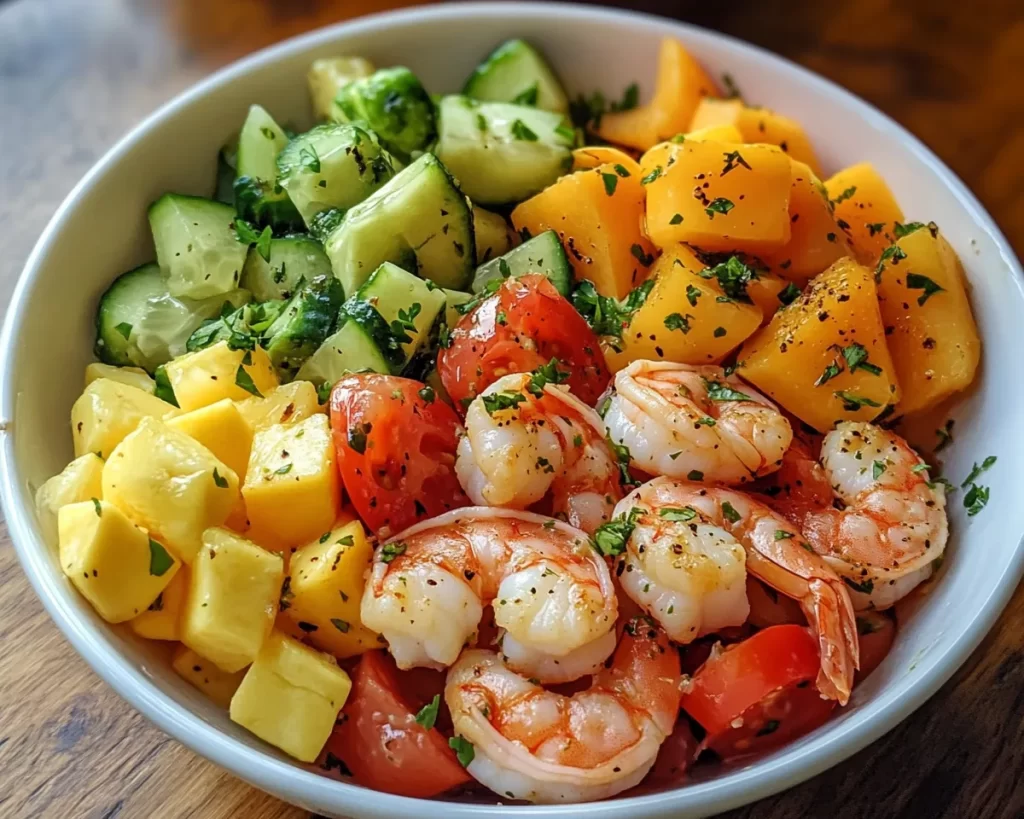 Summer Meals: Shrimp Salad Bowl (Quick)