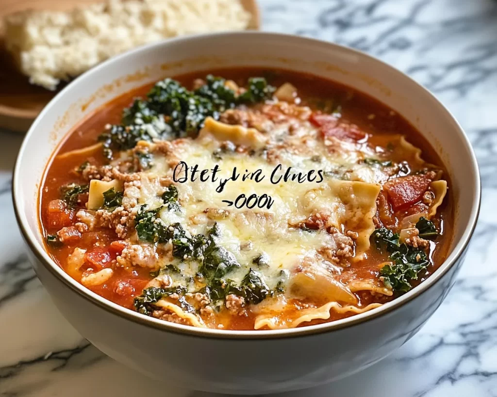 Best Kale Lasagna Soup