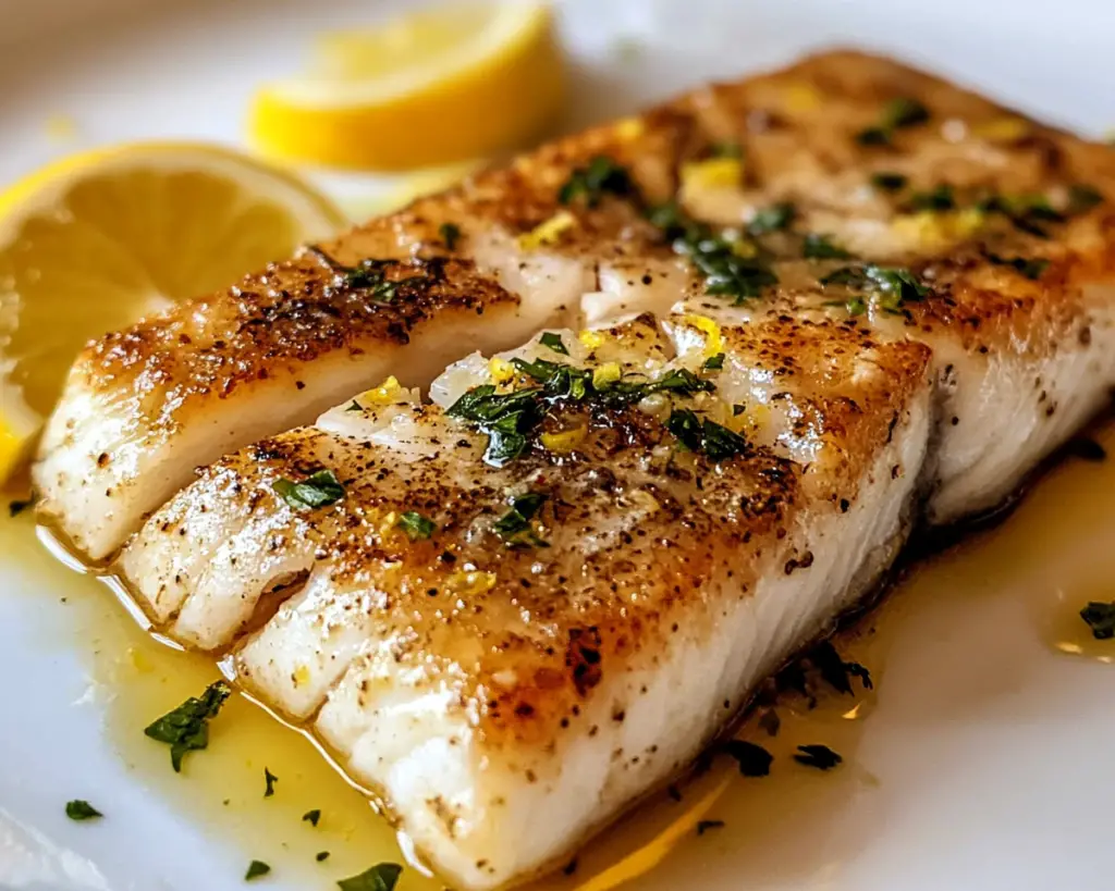 Pan-Seared Fish with Lemon Butter