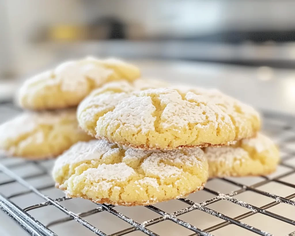 Spring Baking: Lemon Crinkle Cookies (Soft)