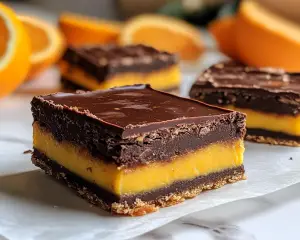 Zesty Orange & Dark Chocolate Dessert Bars